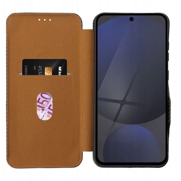 Θήκη FOLIO Side Magnet για SAMSUNG S25 PLUS καφέ