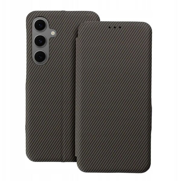 Θήκη FOLIO Side Magnet για SAMSUNG S25 PLUS καφέ