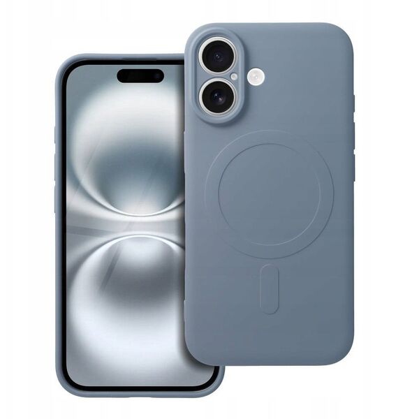 Θήκη SILICONE MAG COVER συμβατή με MagSafe για SAMSUNG S25 Ultra ανοιχτό μπλε
