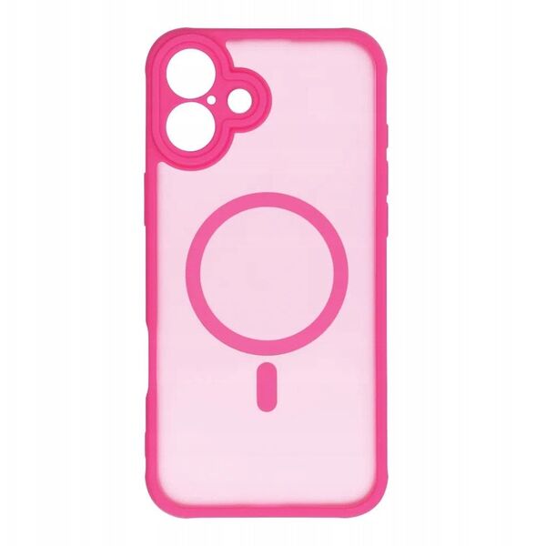 Θήκη FULL MATTE MAG COVER συμβατή με MagSafe για IPHONE 14 Pro Max ροζ