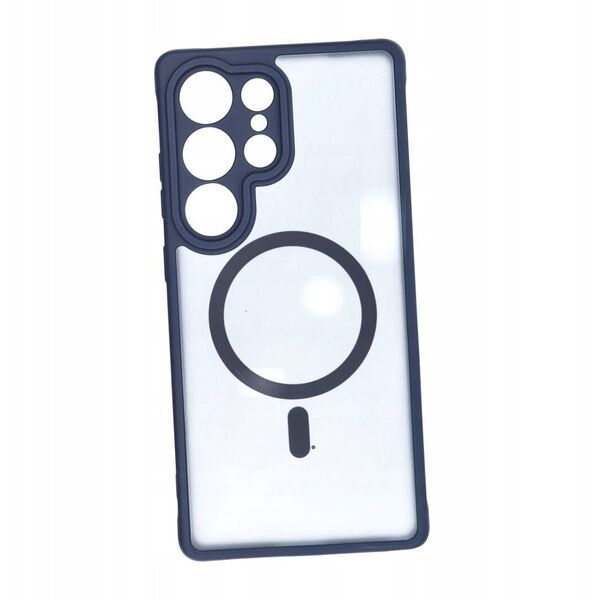 Θήκη FULL MATTE MAG COVER συμβατή με MagSafe για SAMSUNG S25 μπλε