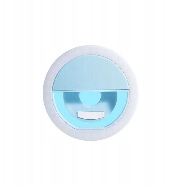 Δαχτυλίδι LED για selfie στο τηλέφωνο RK-12 μπλε