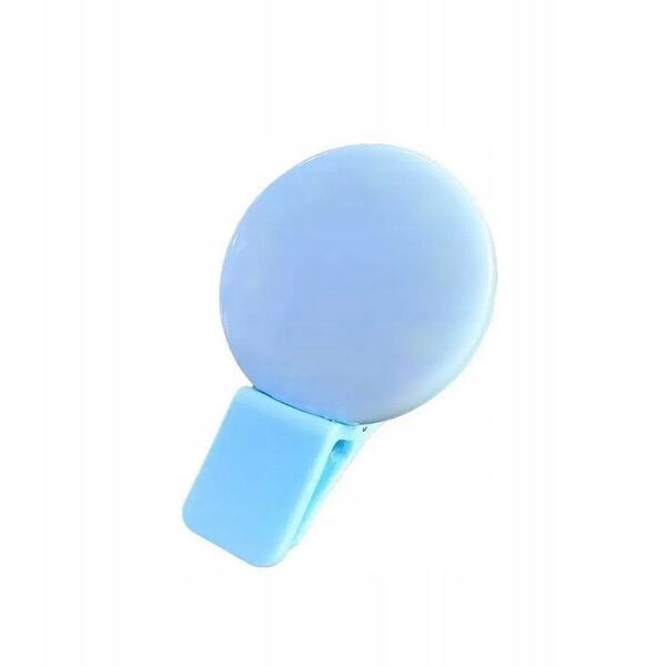 Δαχτυλίδι LED Lampa για selfie στο τηλέφωνο MINI Q μπλε