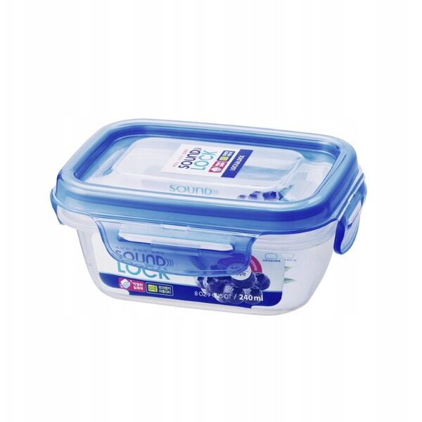 ΔΟΧΕΙΟ ΤΡΟΦΙΜΩΝ SOUNDLOCK LEP 531 16,7X12,5 CM 0,62 L. (ΠΛΑΣΤΙΚΟ, ΕΡΜΗΤΙΚΟ ΚΛΕΙΣΙΜΟ)