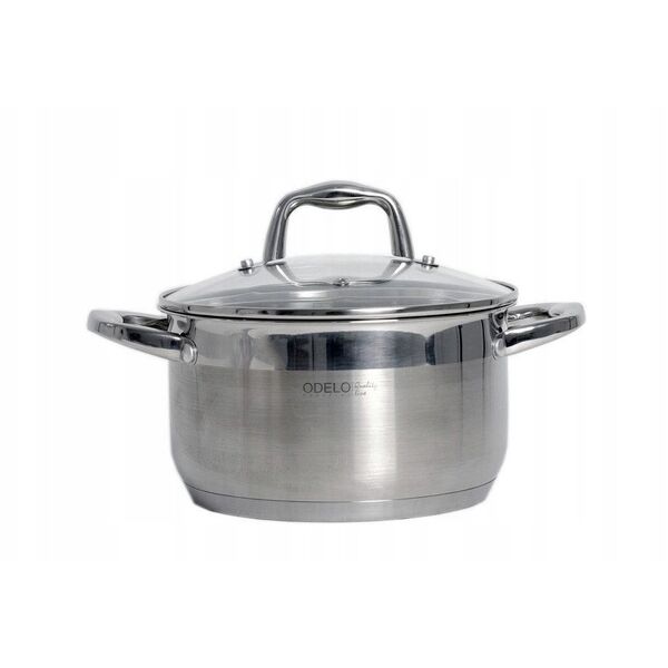 Κατσαρόλα OD 1353 INOX 4.5 L VELIO 22X 12 CM