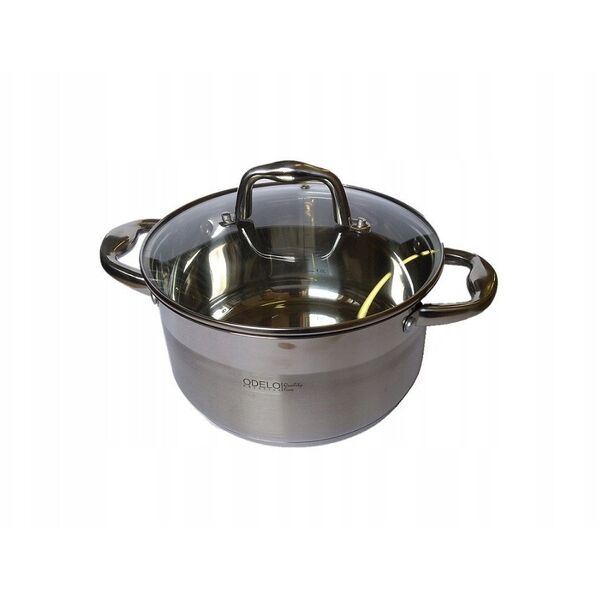 Κατσαρόλα OD 1353 INOX 4.5 L VELIO 22X 12 CM