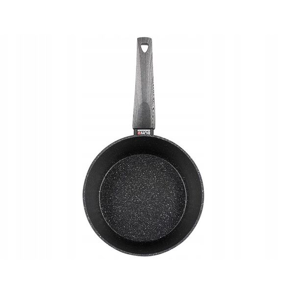 RONDEL BONO 20 CM 2,4L. IND. by M.G. (ΜΑΥΡΟ, ΕΠΙΣΤΡΩΣΗ ΠΟΥ ΜΙΜΕΙΤΑΙ ΠΕΤΡΑ, ΜΑΥΡΗ ΛΑΒΗ)
