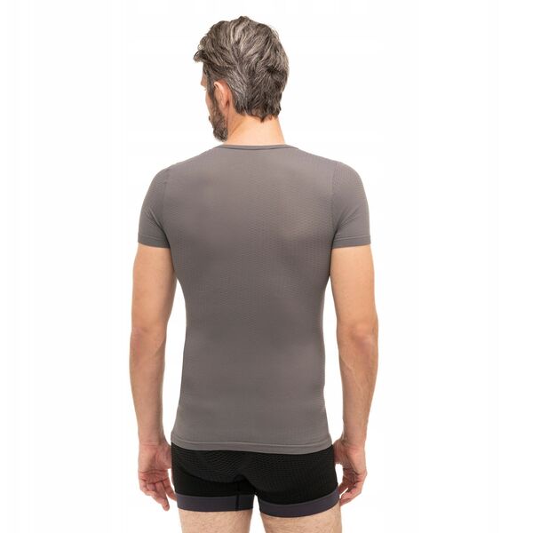 SS1054U Μπλούζα Base Layer με κοντό μανίκι unisex γκρι S