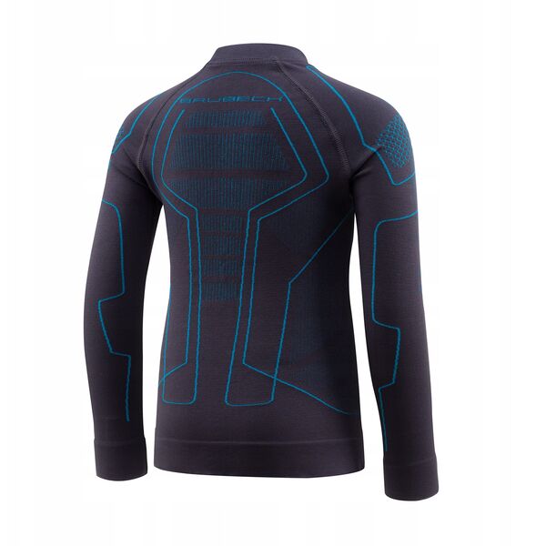 Παιδική μπλούζα THERMO KIDS LS1611K γραφίτης/μπλε 116/122