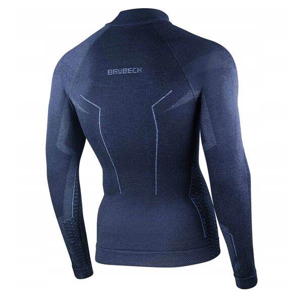 LS1610M Bluza męska z krótkim ekspresem EXTREME MERINO granatowy M