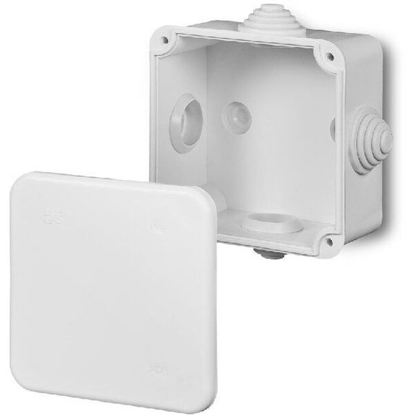 Κουτί Elektro-Plast NASIELSK Fast-Box0242-04 επιφανειακής τοποθέτησης 80x80x42 γκρι