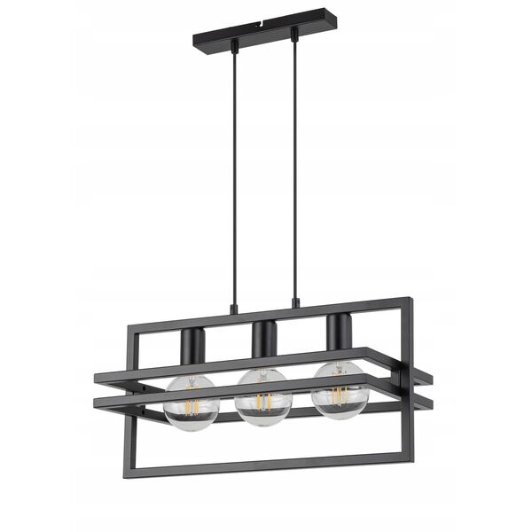 Sigma Merci 32391 lampa wisząca zwis 2x60W E27 czarna