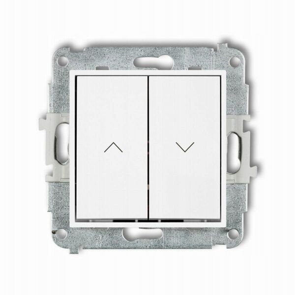 Διακόπτης περσίδων Karlik Mini 25MWP-8 λευκό ματ
