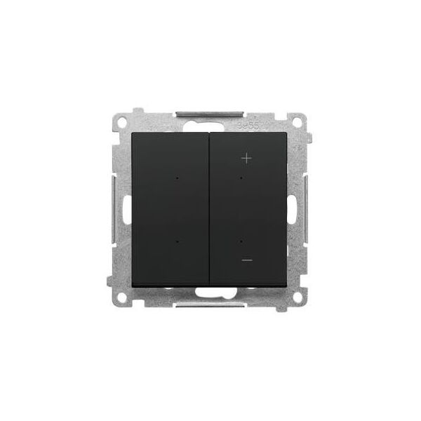 Ροοστάτης Kontakt-Simon 55 TESL1.01/149 για ρυθμιζόμενα LED, μαύρο ματ κουμπί