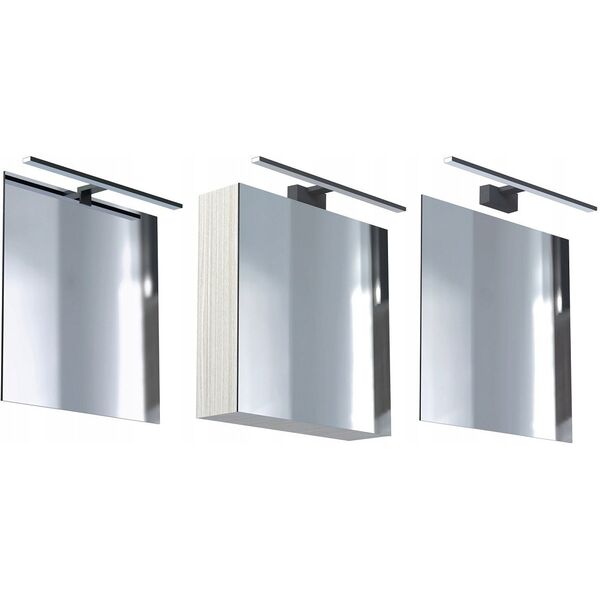 Nowodvorski Cezanne 10676 απλίκα τοίχου IP44 1x8W LED 4000K μαύρο