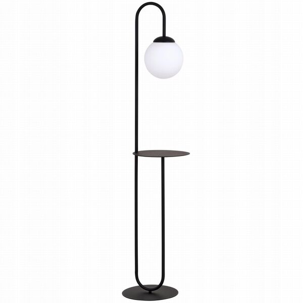 Emibig Bari 1235/LP1 επιδαπέδιο φωτιστικό 1x10W E14 λευκό/μαύρο