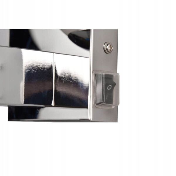 Trio Kula 284270106 απλίκα τοίχου 1x10W E14 IP44 λευκό/χρώμιο