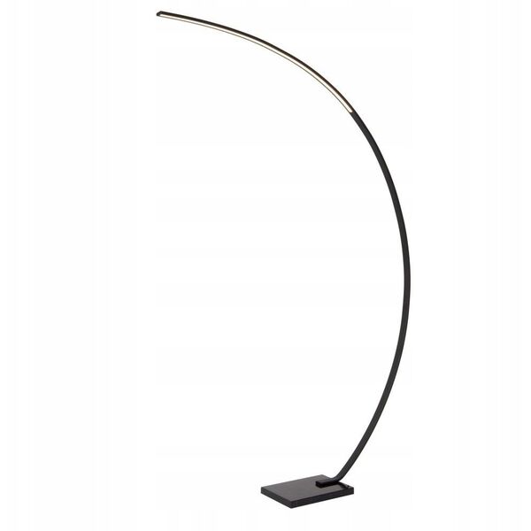 Lucide Curve 44700/11/30 φωτιστικό δαπέδου 1x15W LED 2550-2850K 540 lm μαύρο