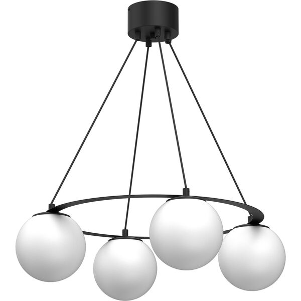 Φωτιστικό κρεμαστό Luminex Ballo 5585 4x15W E27 μαύρο