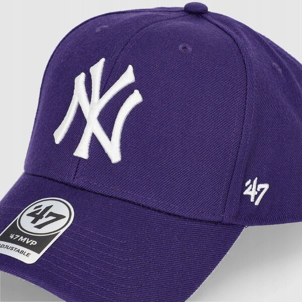 47 Brand MLB New York Yankees MVP Καπέλο B-MVPSP17WBP-PP Μωβ Ένα μέγεθος