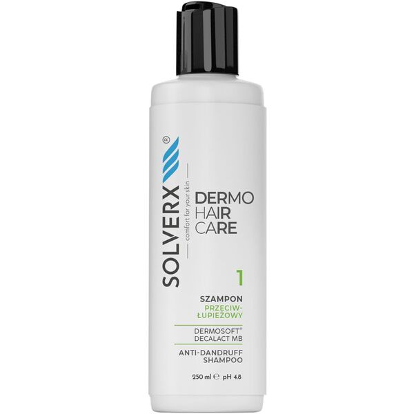 SOLVERX Dermo Hair Αντιπιτυριδικό Σαμπουάν 250 ml
