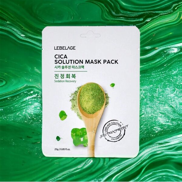 Μάσκα φύλλων Cica Solution LEBELAGE