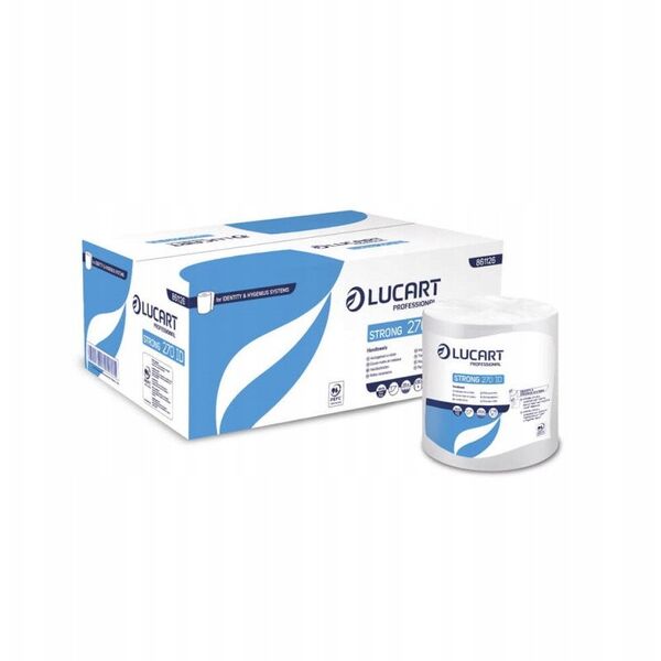 Lucart Strong 270 ID - Χαρτοπετσέτα σε ρολό, 1 στρώση, 270 μ, κυτταρίνη - 6 ρολά