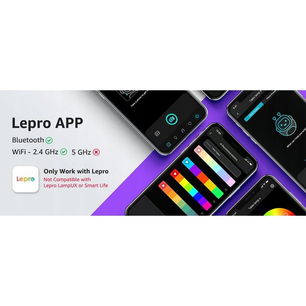 Lepro B1 AI Smart Bulb E27 - έξυπνες λάμπες E27 (2 τεμ)