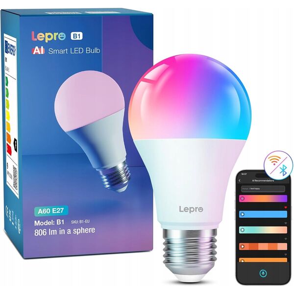 Lepro B1 AI Smart Bulb E27 - inteligenta żarówka E27