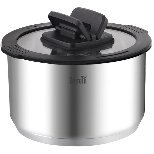 ΓΥΑΛΙΝΟ ΚΑΠΑΚΙ COMODO 24CM BR-0923