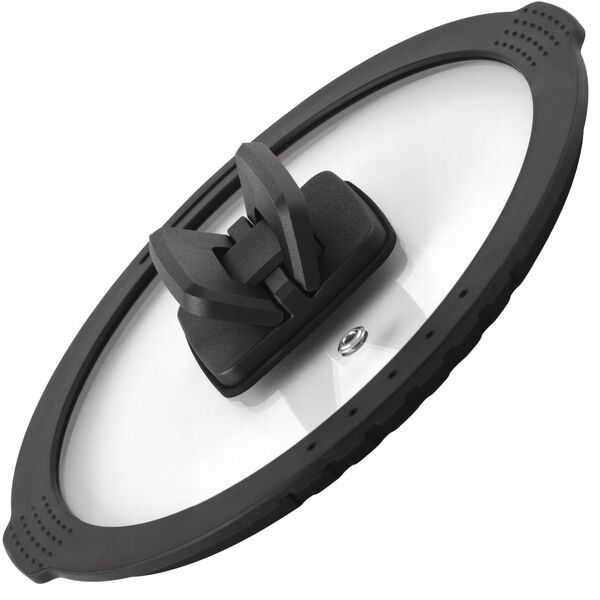 ΓΥΑΛΙΝΟ ΚΑΠΑΚΙ COMODO 24CM BR-0923