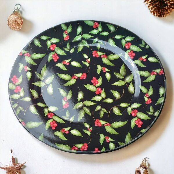 BLANCHE FESTIVE Διακοσμητικό πιάτο 33xh2cm