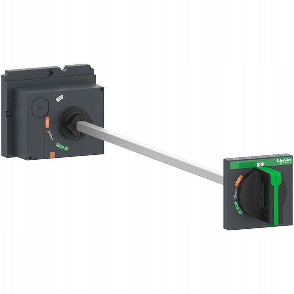 SCHNEIDER ELECTRIC Εκτεταμένη περιστροφική λαβή, ComPacT NSX 100/160/250, μαύρη λαβή, μήκος άξονα 185 έως 600 mm, IP55