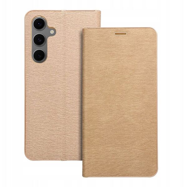 Θήκη LUNA Book Gold για SAMSUNG S24 FE χρυσό