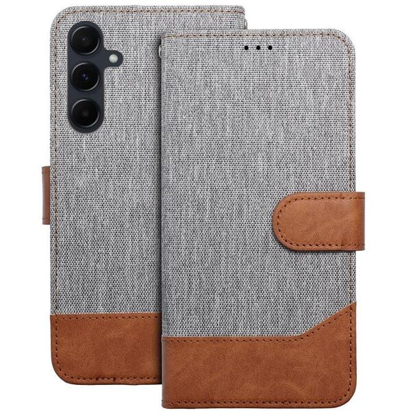 Θήκη Βιβλίου JEANS για SAMSUNG S24 FE γκρι