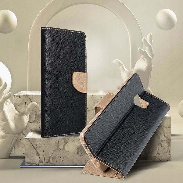 Θήκη FANCY Book για SAMSUNG A36 μαύρο χρυσό