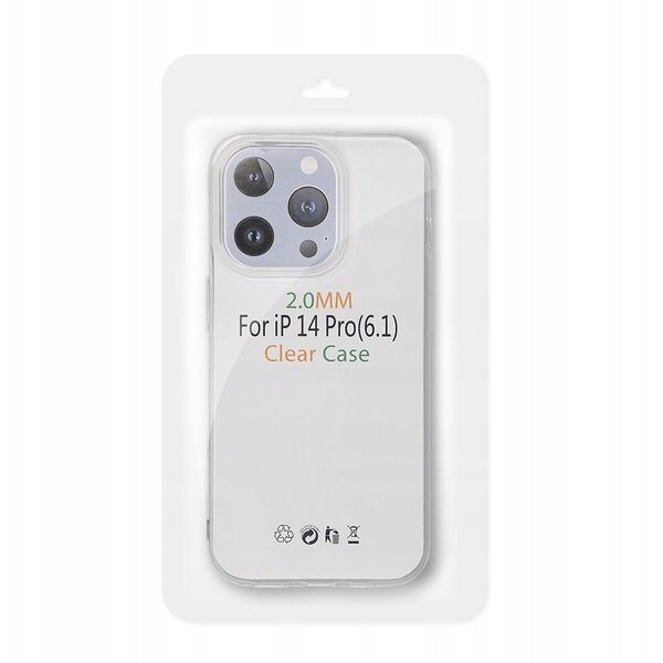 Θήκη CLEAR CASE 2 mm για OPPO Reno 12F 5G / 12FS / F27 (προστασία κάμερας) διαφανής