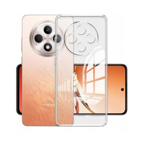 Θήκη CLEAR CASE 2 mm για OPPO Reno 12F 5G / 12FS / F27 (προστασία κάμερας) διαφανής