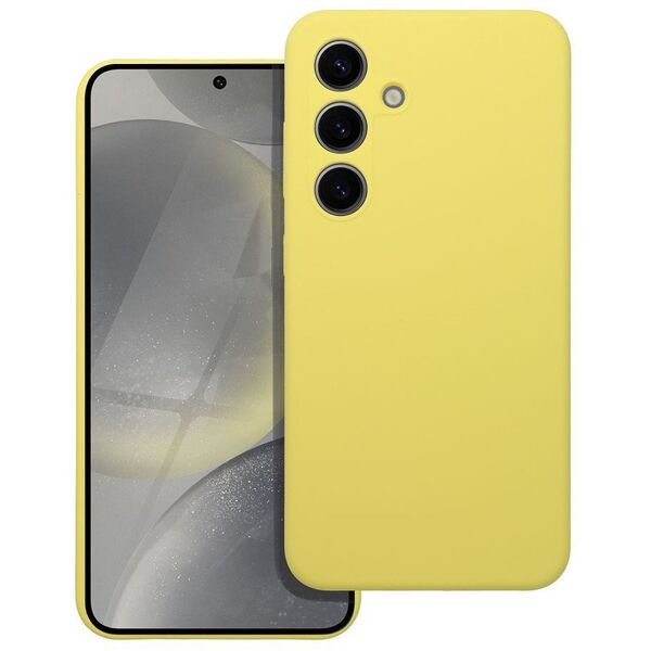 Θήκη SILICONE 2mm για SAMSUNG A36 5G κίτρινο