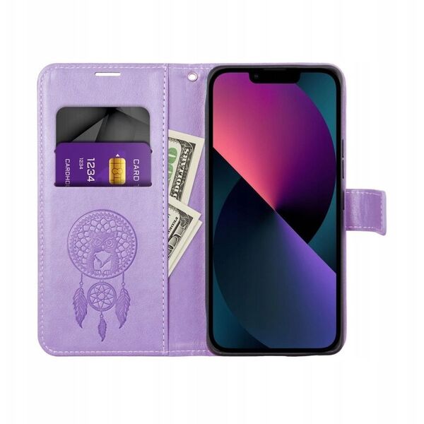 Θήκη βιβλίου MEZZO για SAMSUNG A26 5G ονειροπαγίδα μωβ