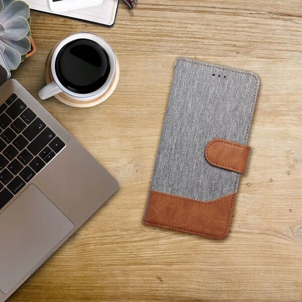 Θήκη JEANS Book για SAMSUNG A56 5G γκρι