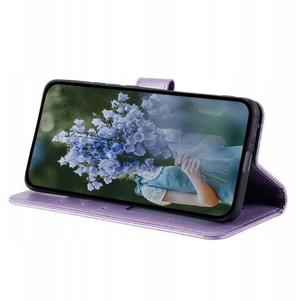 Θήκη βιβλίου MEZZO για SAMSUNG A56 5G mandala μωβ