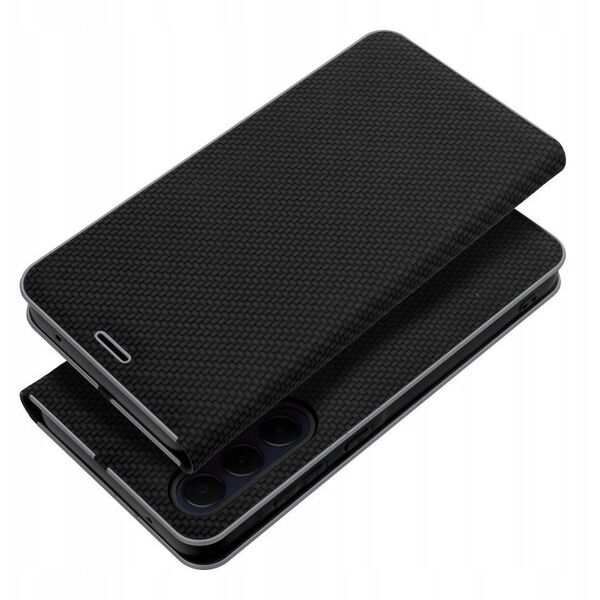 Θήκη LUNA Book Carbon για SAMSUNG A56 5G μαύρο