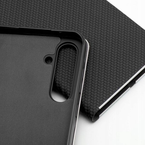 Θήκη LUNA Book Carbon για SAMSUNG A56 5G μαύρο