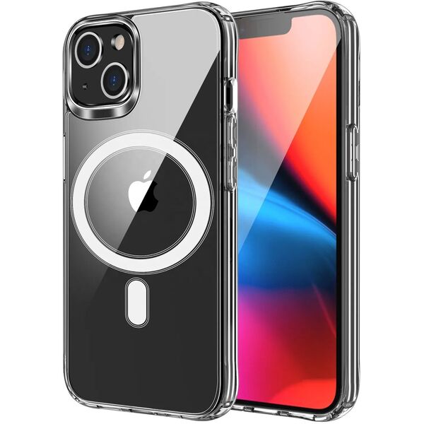 Θήκη CLEAR MAG COVER (MID) συμβατή με MagSafe για SAMSUNG A36 διαφανής