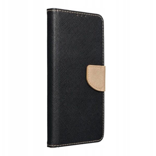 Θήκη FANCY Book για SAMSUNG A56 μαύρο χρυσό