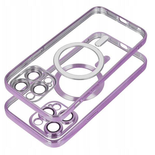 Θήκη ELECTRO MAG COVER συμβατή με MagSafe για IPHONE SE 2025 μωβ