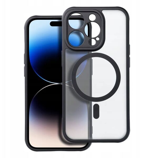 Θήκη FULL MATTE MAG COVER συμβατή με MagSafe για SAMSUNG S25 EDGE μαύρη