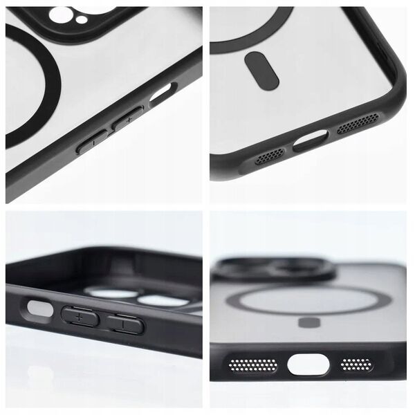 Θήκη FULL MATTE MAG COVER συμβατή με MagSafe για SAMSUNG S25 EDGE μαύρη