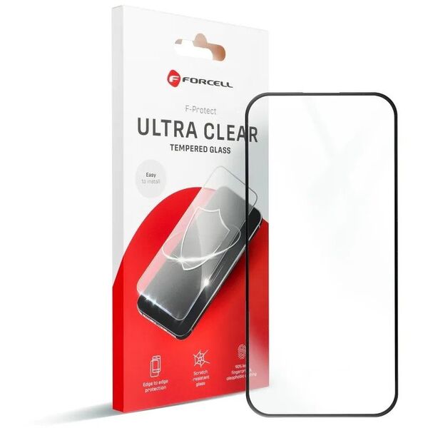 Tempered Glass Xiaomi Redmi Note 14 4G / Redmi Note 14 5G FORCELL Ultra Clear Glass μαύρο